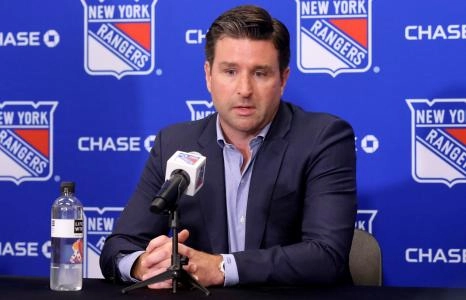 New York Rangers general manager Chris Drury #nhl #rangers