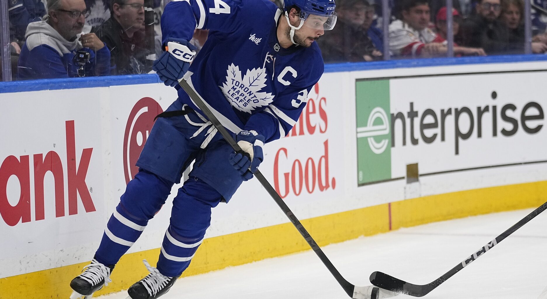 Maple Leafs Captain Auston Matthews Gets Extremely Emotional During Live Video Interview