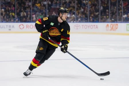 Vancouver Canucks forward Elias Pettersson.