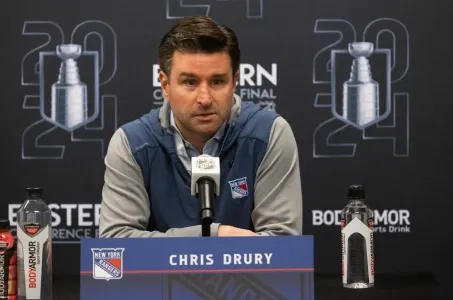 New York Rangers general manager Chris Drury #nhl #rangers