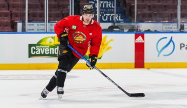 Nils Höglander Already Proving to New Head Coach Adam Foote He's Ready for a Bigger Role