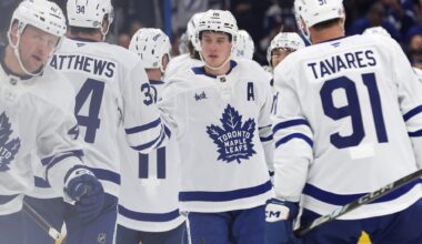 Recent Photograph of Leafs' Marner, Tavares, Matthews Going Viral for Ridiculous Reason