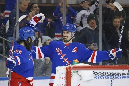 New York Rangers Chris Krieder and Mika Zibanejad #nhl #rangers