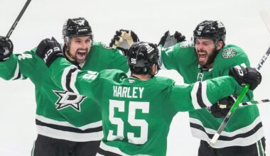 Thomas Harley was the Stars’ Game 6 hero, but his rise has been a season-long journey