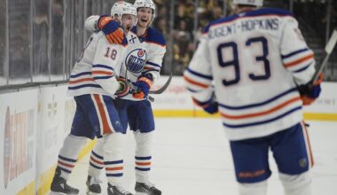 Another comeback, but rare Game 1 win in a playoff series for Edmonton Oilers