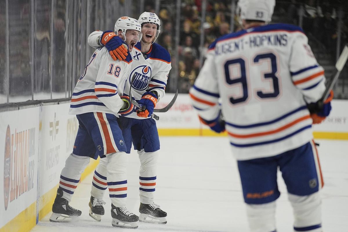 Another comeback, but rare Game 1 win in a playoff series for Edmonton Oilers