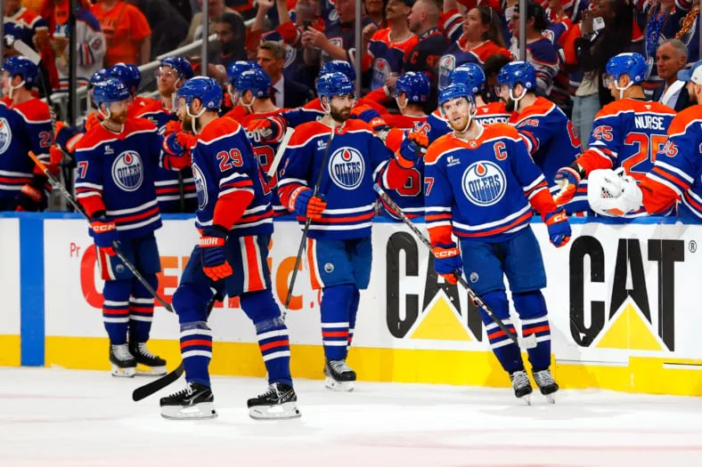 NHL: Stanley Cup Playoffs-Dallas Stars at Edmonton Oilers