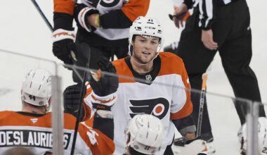 Flyers re-sign Tyson Foerster to a 2-year, $7.5 million contract | The Latest from WDEL Sports