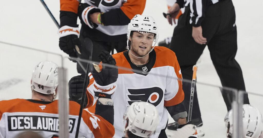 Flyers re-sign Tyson Foerster to a 2-year, $7.5 million contract | The Latest from WDEL Sports