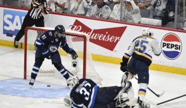 Blues season ends with 4-3 loss to Winnipeg in Game 7