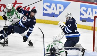 Hellebuyck and Jets back on road in NHL playoffs at Dallas; Florida seeks to get even vs. Toronto | National Sports