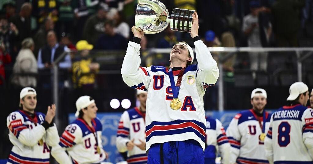 Tage Thompson's OT goal wins US world hockey title | Sports