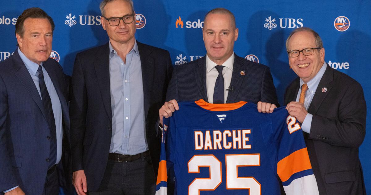 Mathieu Darche introduced as Islanders' head of hockey operations | Sports