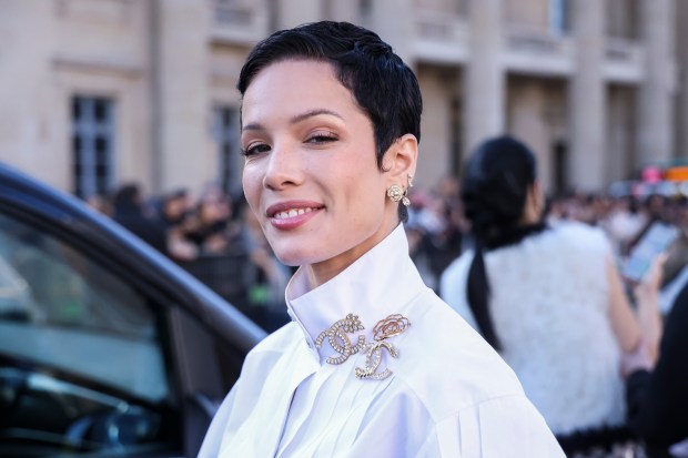 Halsey departs the Chanel ready-to-wear Spring/Summer 2023 fashion collection presented Tuesday, Oct. 4, 2022 in Paris.
