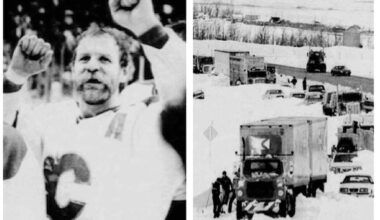 A May snowstorm paralyzes Calgary, as the Flames win their first shot at the Stanley Cup