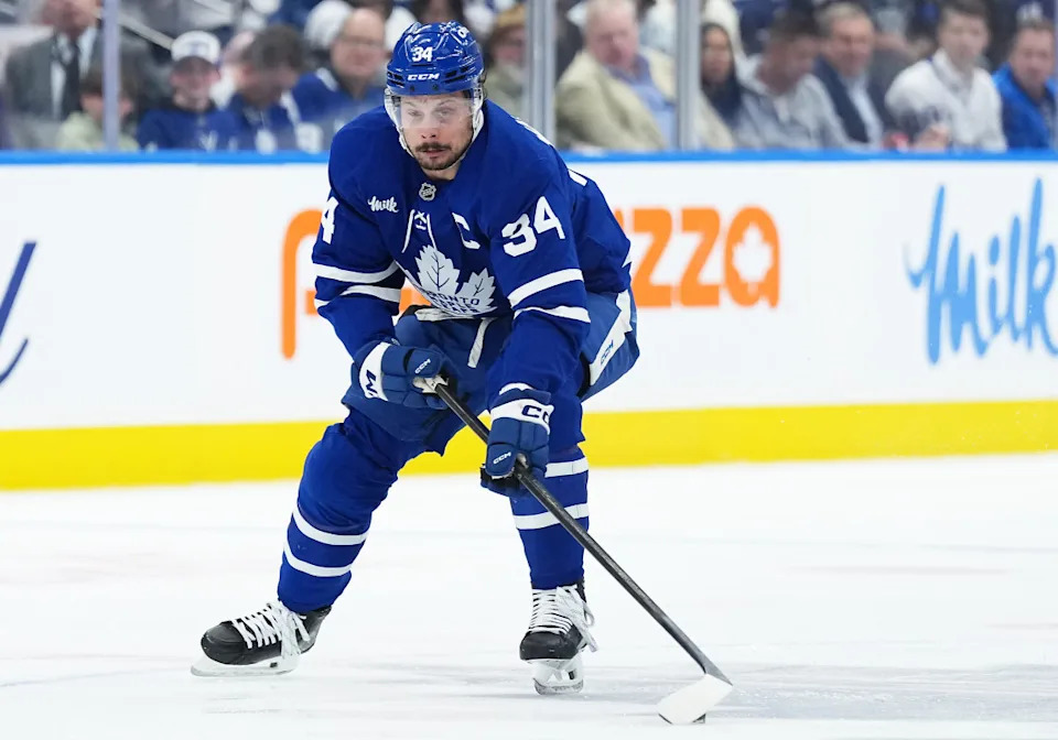 Toronto Maple Leafs center Auston Matthews (34)Nick Turchiaro-Imagn Images