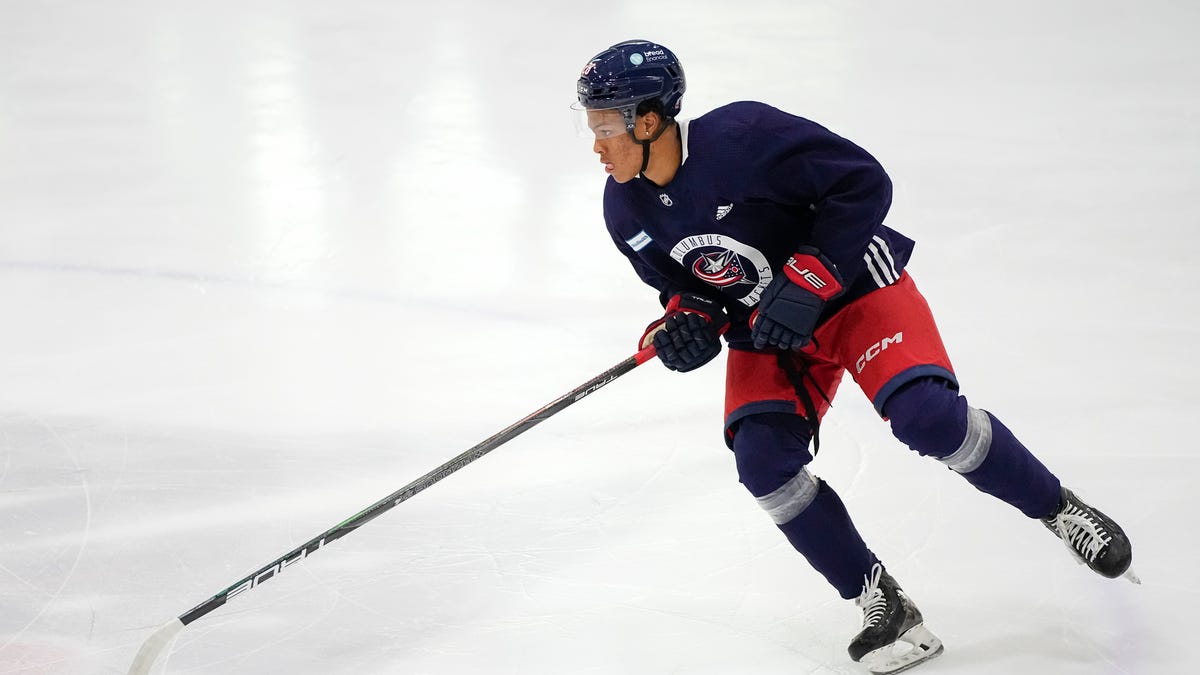 Cayden Lindstrom, Blue Jackets prospect, may play at Michigan State