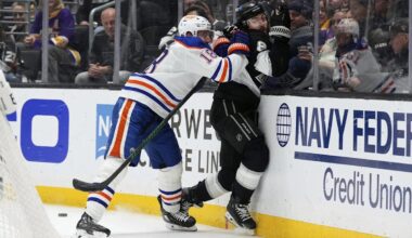 From scorer to bruiser, Oilers' Hyman making a different mark in the NHL playoffs