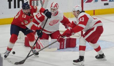 Wings still not eliminated from playoffs despite 4-1 loss in Florida