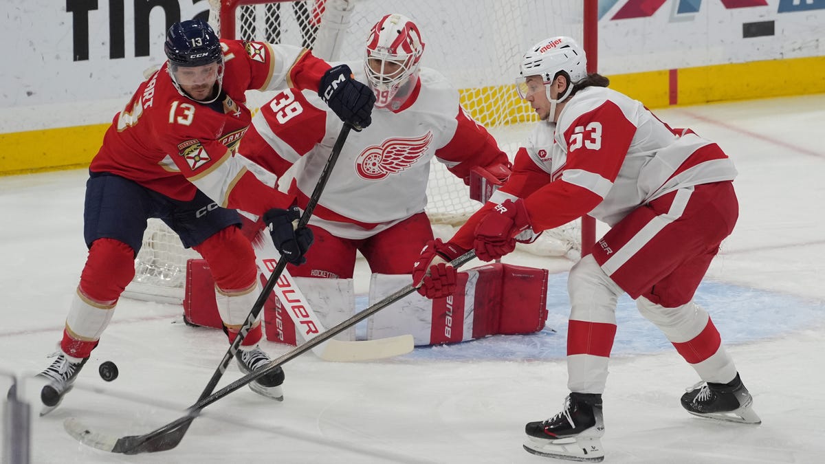 Wings still not eliminated from playoffs despite 4-1 loss in Florida