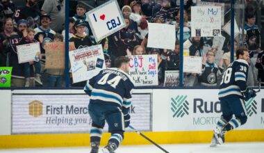 Columbus Blue Jackets romp over New York Islanders in season finale