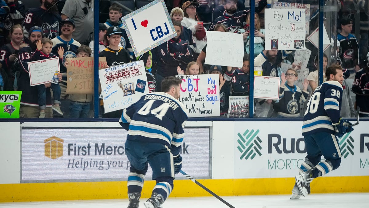 Columbus Blue Jackets romp over New York Islanders in season finale