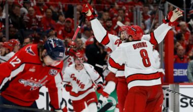 NHL playoff results: Capitals vs Hurricanes score