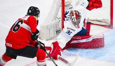 Detroit Red Wings' Marco Kasper scores twice at World Championship