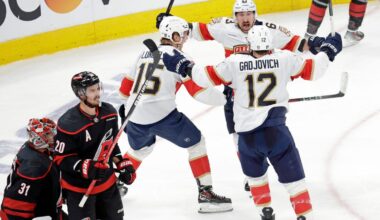 Panthers head back to Cup final; UM alum Hyman out for Oilers