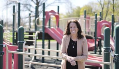 Mom of late Gaudreau brothers works on special playground project at school where sons volunteered