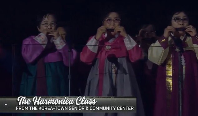 The same harmonica players performed the anthem for Game 1 in LA just two days prior