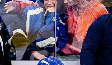A particularly thin-looking Justin Bieber made a surprise appearance in public on Sunday as he leaned on his wife Hailey Bieber for support as his Toronto Maple Leafs played the Florida Panthers at Scotiabank Arena in Toronto, Canada