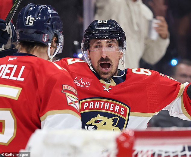 Brad Marchand has been a major addition for the defending-champion Florida Panthers