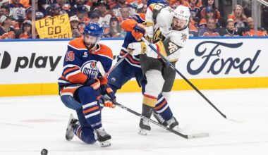 Edmonton Oilers bitten at the buzzer in 4-3 loss to Vegas Golden Knights