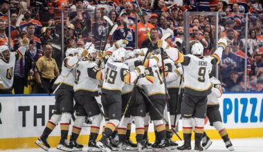 NHL playoffs: Smith's last-second goal lifts Vegas over Edmonton 4-3 in Game 3