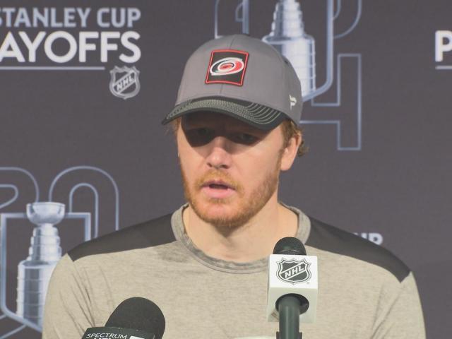 'Feeling good', Frederik Andersen back on the ice today :: WRALSportsFan.com