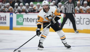 Letang Visits Teammates Day After Surgery; 'He's a Maniac'