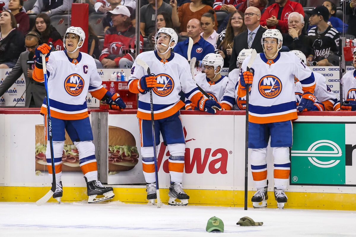 Anders Lee Bo Horvat Mathew Barzal New York Islanders