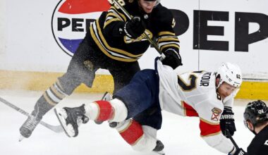 Bruins sign Patrick Brown to one-year extension