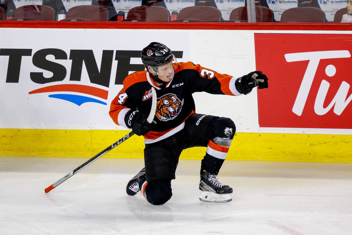 Flames prospect Andrew Basha scored a big goal in his first game of 2025 - Flames Nation