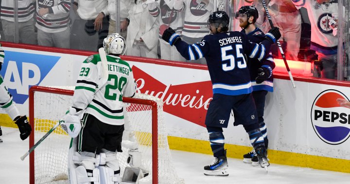 Winnipeg Jets suffocate Stars 4-0 to avoid elimination - Winnipeg