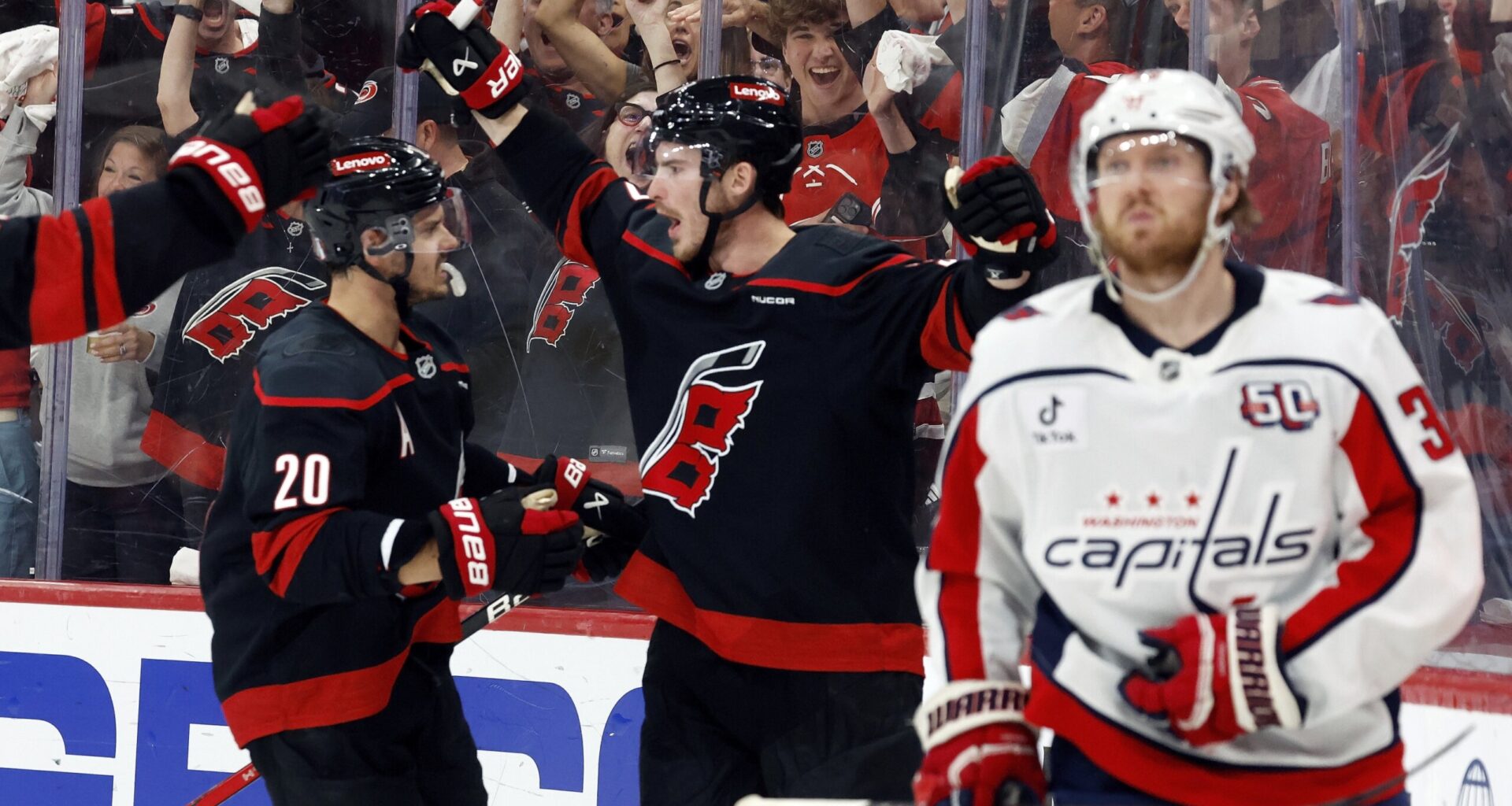 Goals by Svechnikov, Roslovic jolt the Hurricanes in Game 3 playoff win against the Capitals