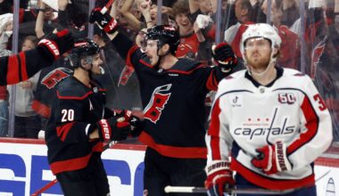Goals by Svechnikov, Roslovic jolt the Hurricanes in Game 3 playoff win against the Capitals