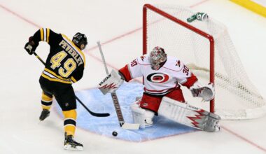 Carolina Hurricanes and Boston Bruins