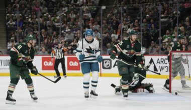 Celebrini Sets Sharks’ Record & Scores 1st-Ever Hat Trick, All in Front of Luke Schumann