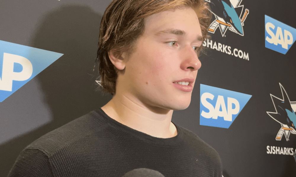 Celebrini Talks Going to World Championships, Why Sharks Should Be Attractive to Free Agents