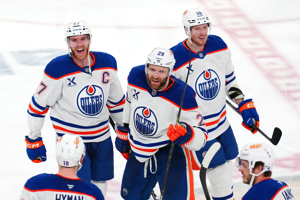 Connor McDavid Leon Draisaitl Edmonton Oilers