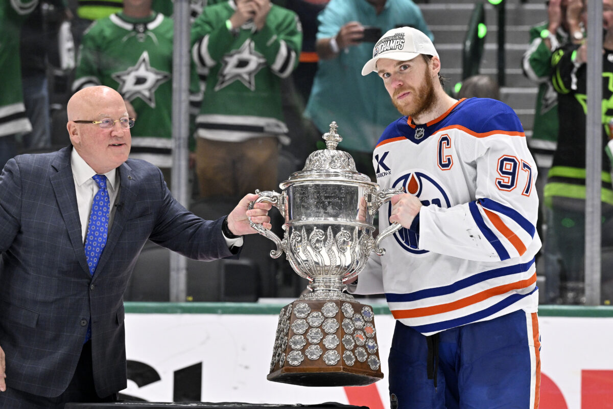 Connor McDavid Edmonton Oilers Clarence Campbell Bowl