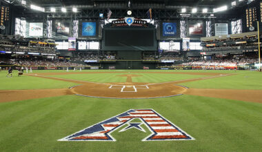 San Diego Padres v Arizona Diamondbacks field view...