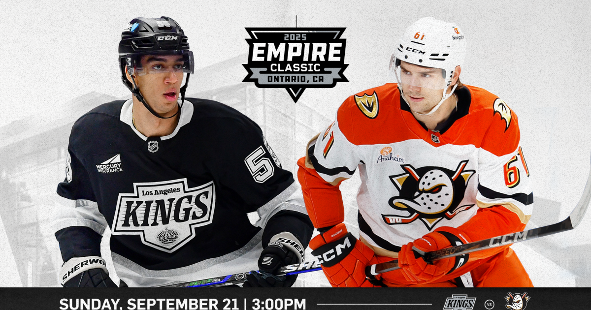 Ontario Reign | LA Kings, Anaheim Ducks Return to Ontario for 2025…